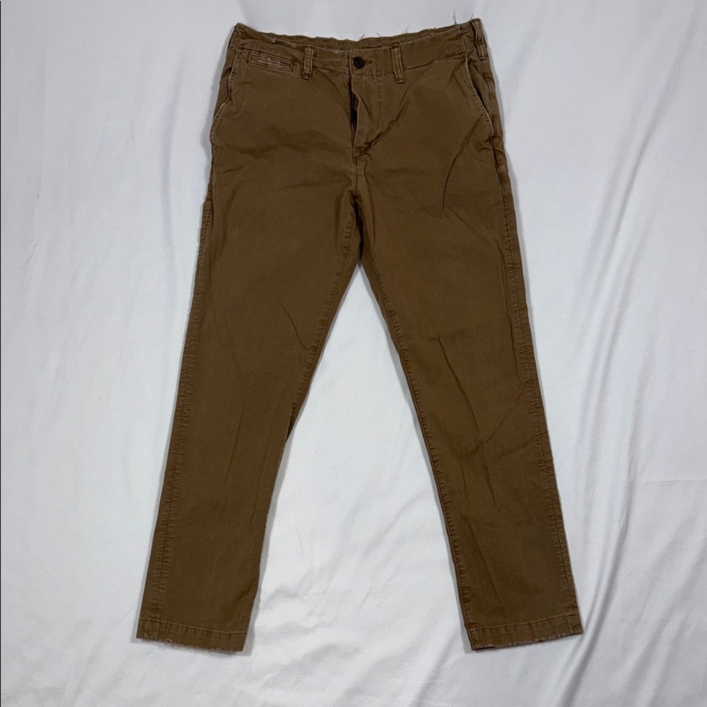American Eagle Outfitters Tan Distressed Pants